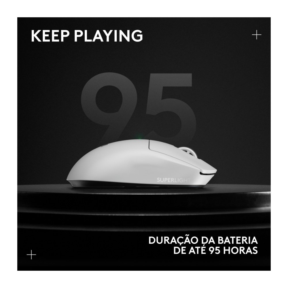 Logitech G Pro X Superlight 2 Branco | KaBuM!