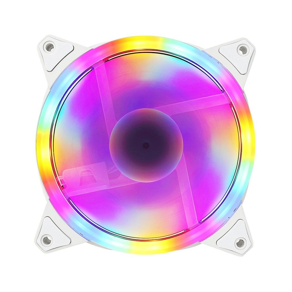 Cooler Fan Hyrax Aura HCL100 RGB Branco | KaBuM!