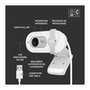 Webcam Logitech Brio 100 Full HD 30 FPS, Microfone, USB-A, Correção Automática, Branco - 960-001615