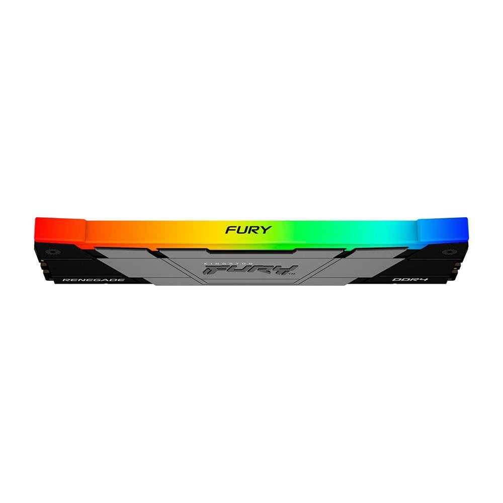 Memória RAM Kingston Fury Renegade RGB, 256GB, DDR4, (8x32GB), 3200MHz,CL16, Preto - KF432C16RB2AK8/256 Memória RAM Kingston Fury Renegade RGB, 256GB, DDR4, (8x32GB), 3200MHz,CL16, Preto - KF432C16RB2AK8/256