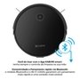 Robô Aspirador e Passa Pano KABUM! smart 550 - 3000Pa, Até 100min Bateria, Monitoramento em Tempo Real, Alexa/Google, Bivolt, Preto - KSAR550PT