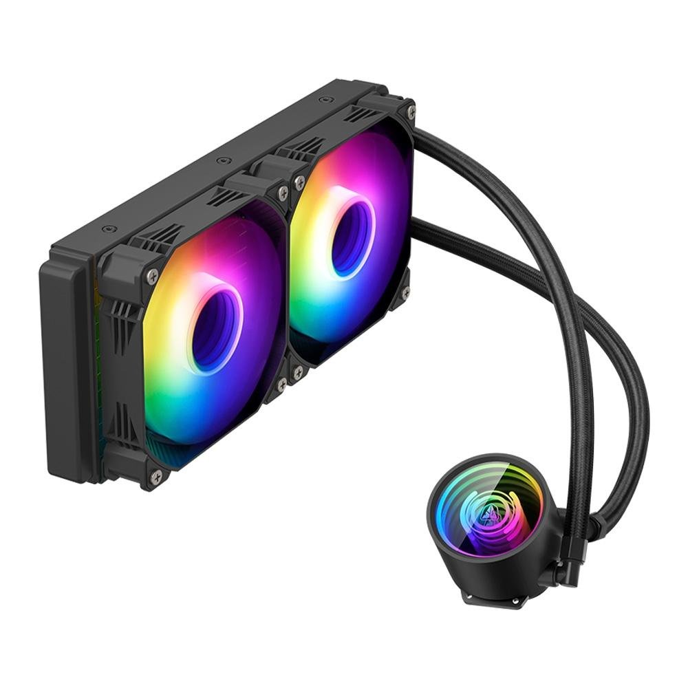 Water Cooler Segotep Beiced II, ARGB, 240mm, AMD/Intel, Preto - SEG-WC-BEL2240B-WW