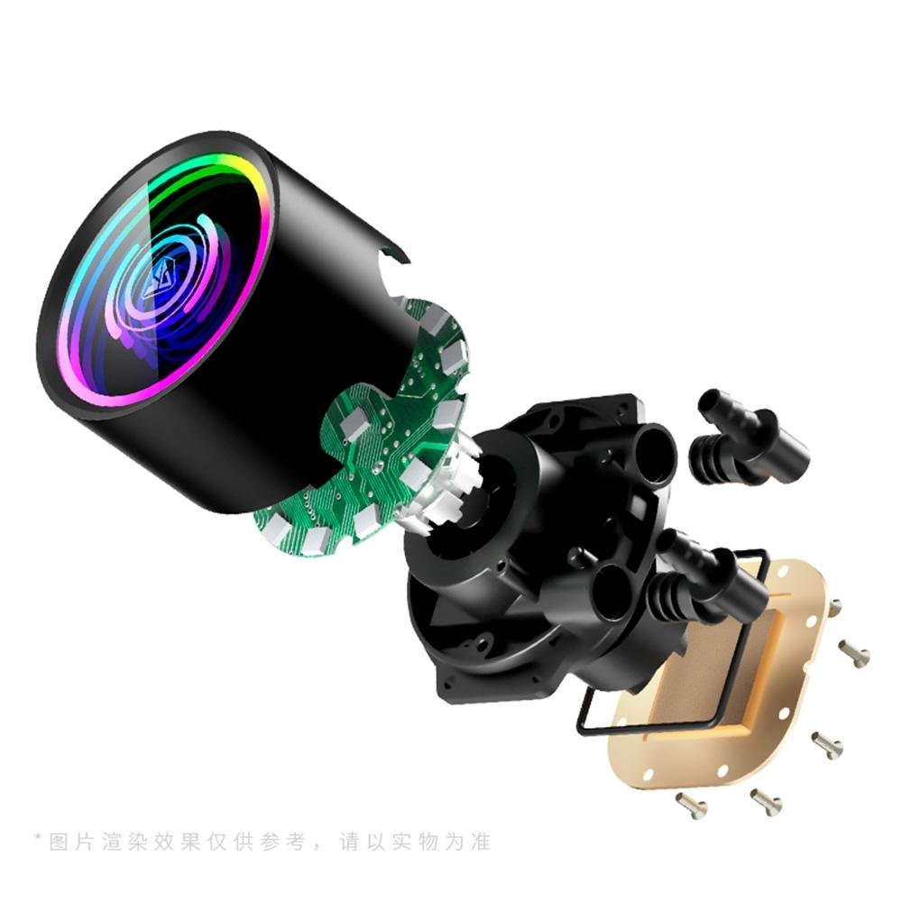 Water Cooler Segotep Beiced II, ARGB, 240mm, AMD/Intel, Preto - SEG-WC-BEL2240B-WW