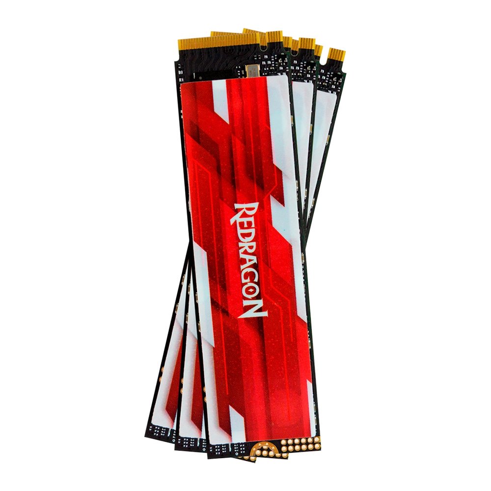 SSD Redragon 512GB, M2 2280 PCIe, Leitura 7050MB/s e Gravação 4200MB/s - GD-703