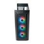 Gabinete Gamer Cooler Master Mid Tower, ARGB M-ATX, ATX/ MINI ITX, Masterbox MB520 MESH, Vidro Temperado, Preto - MB520-KGNN-S00