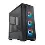 Gabinete Gamer Cooler Master Mid Tower, ARGB M-ATX, ATX/ MINI ITX, Masterbox MB520 MESH, Vidro Temperado, Preto - MB520-KGNN-S00