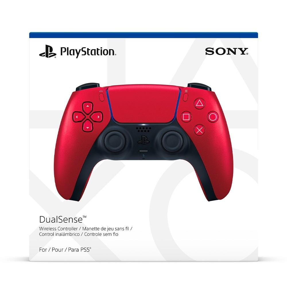 Controle Sony DualSense PS5, Sem Fio, Volcanic Red - CFI-ZCT1W Controle Sony DualSense PS5, Sem Fio, Volcanic Red - CFI-ZCT1W