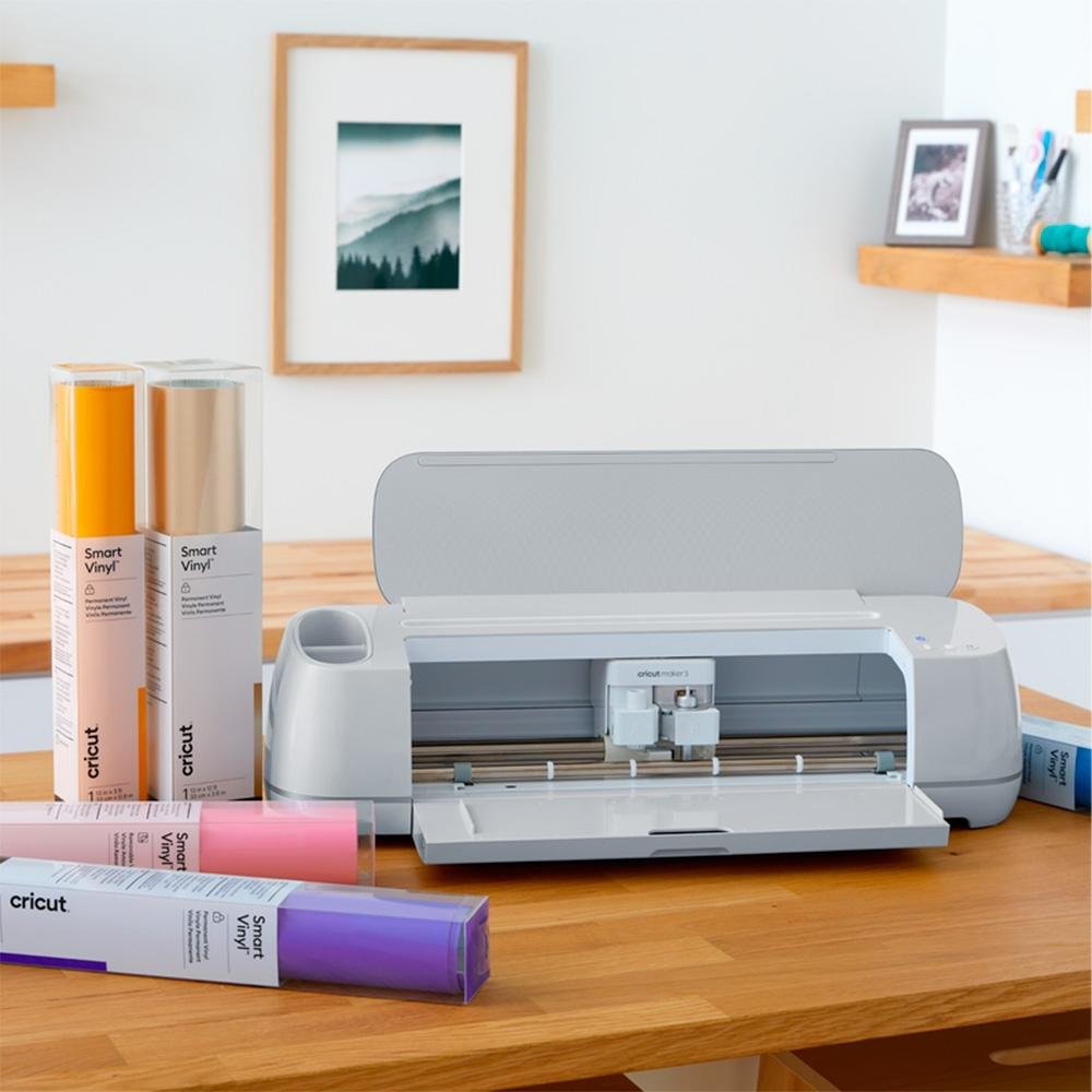 Maquina de corte inteligente Cricut Maker 3, Força de Corte 4000GF, Compatível com 300 tipos de Materiais, Névoa - 2008335