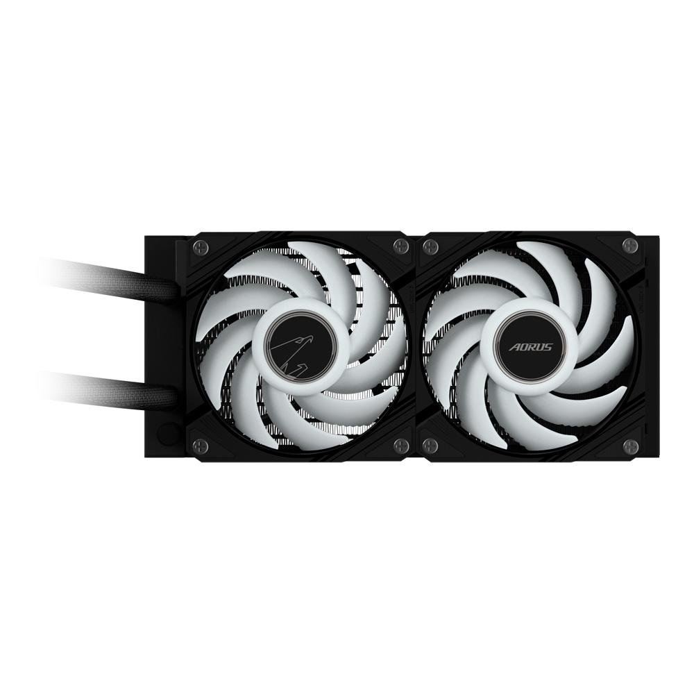 Water Cooler Gigabyte Aorus 240, RGB, 240mm, AMD/Intel, Preto - GP-AORUS WATERFORCE II 240