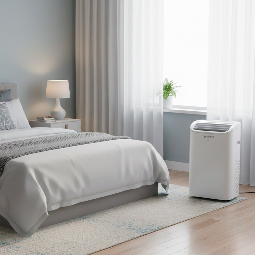 Ar Condicionado Portátil KABUM! smart 100, 12000 BTUs, Frio, Controle via App, Alexa/Google Assistente, 220V, Branco - KSAC100BR220