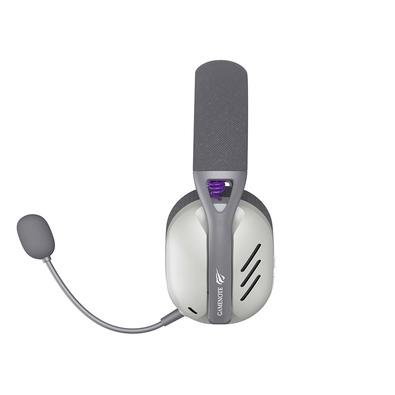 Headset Gamer Sem Fio Havit Fuxi H3 Wireless, Bluetooth e 2.4GHz, Baixa Latência, Cinza - Fuxi-H3 Gray