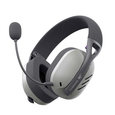 Headset Gamer Sem Fio Havit Fuxi H3 Wireless, Bluetooth e 2.4GHz, Baixa Latência, Cinza - Fuxi-H3 Gray