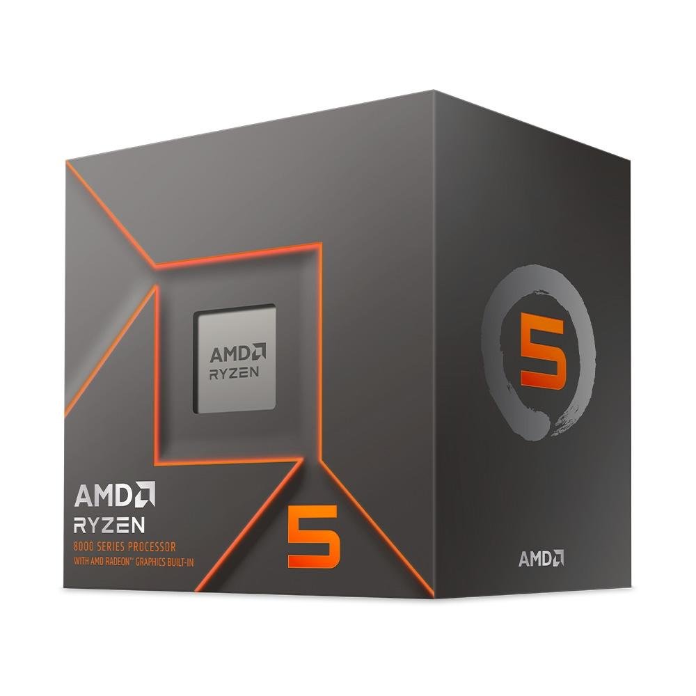 Processador AMD Ryzen 5 8600G, 4.3 GHz (5.0GHz Max Turbo), Cache 6MB, 6 Núcleos, 12 Threads, AM5, Vídeo Integrado - 100-100001237BOX