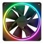 Kit com 2 Ventoinhas NZXT F140RGB Duo ,140mm, Led RGB, Preto -  RF-D14DF-B1