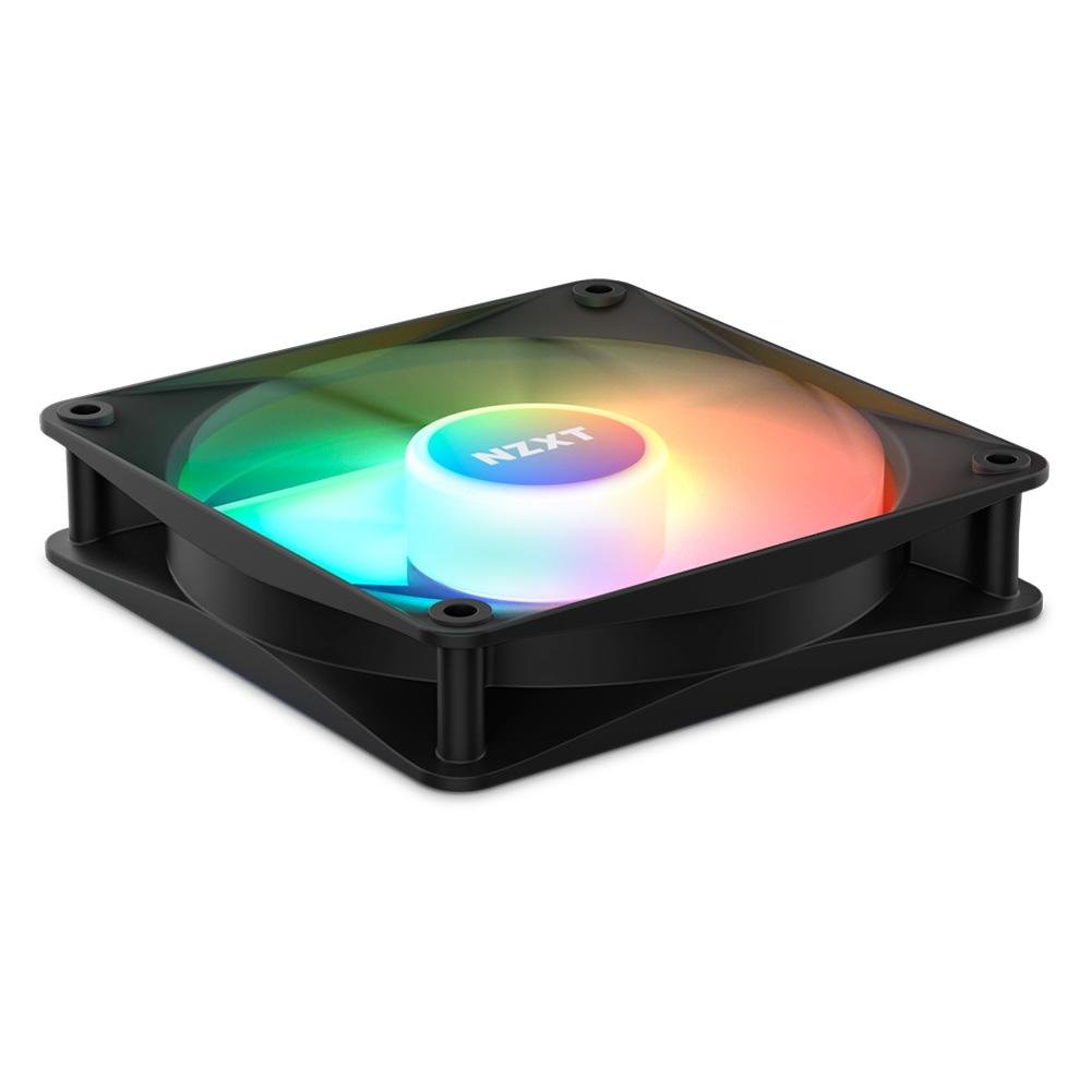 Kit com 2 Ventoinhas NZXT F140RGB Core, 140mm, RGB, Preto - RF-C14DF-B1 Kit com 2 Ventoinhas NZXT F140RGB Core, 140mm, RGB, Preto - RF-C14DF-B1