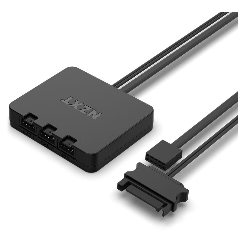 Kit com 2 Ventoinhas NZXT F140RGB Core, 140mm, RGB, Preto - RF-C14DF-B1 Kit com 2 Ventoinhas NZXT F140RGB Core, 140mm, RGB, Preto - RF-C14DF-B1