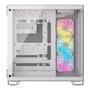 Gabinete Corsair iCUE Link 6500X, Mid Tower, RGB, ATX, Lateral em Vidro Temperado, Branco - CC-9011270-WW