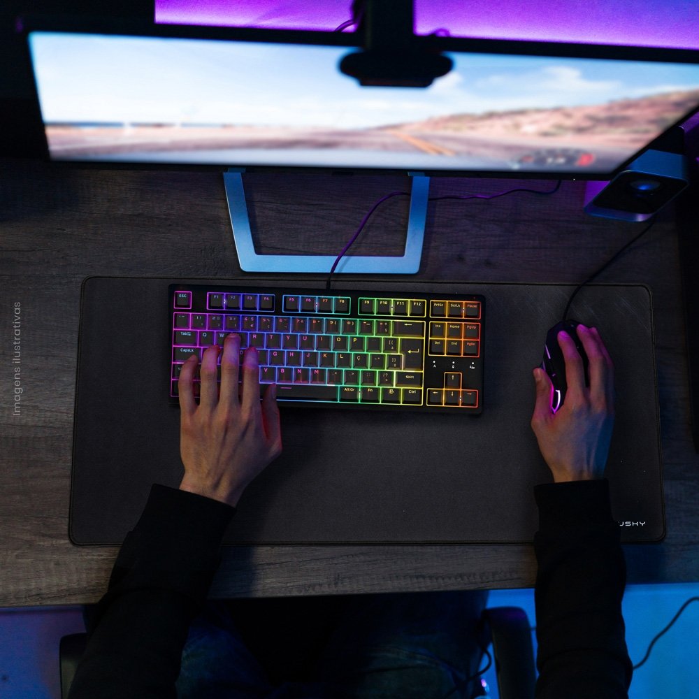 Teclado Mecânico Gamer Husky Sled, TKL | KaBuM!