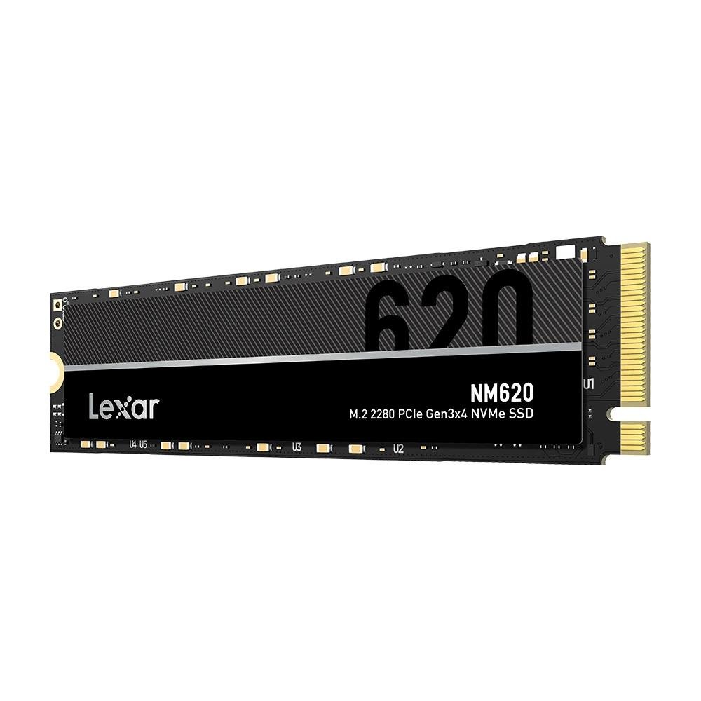 SSD PCIe Lexar Internal NM620, 512GB, Leitura 3500MB/s e Gravação 2400MB/s, Preto - LNM620X512G-RNNNU