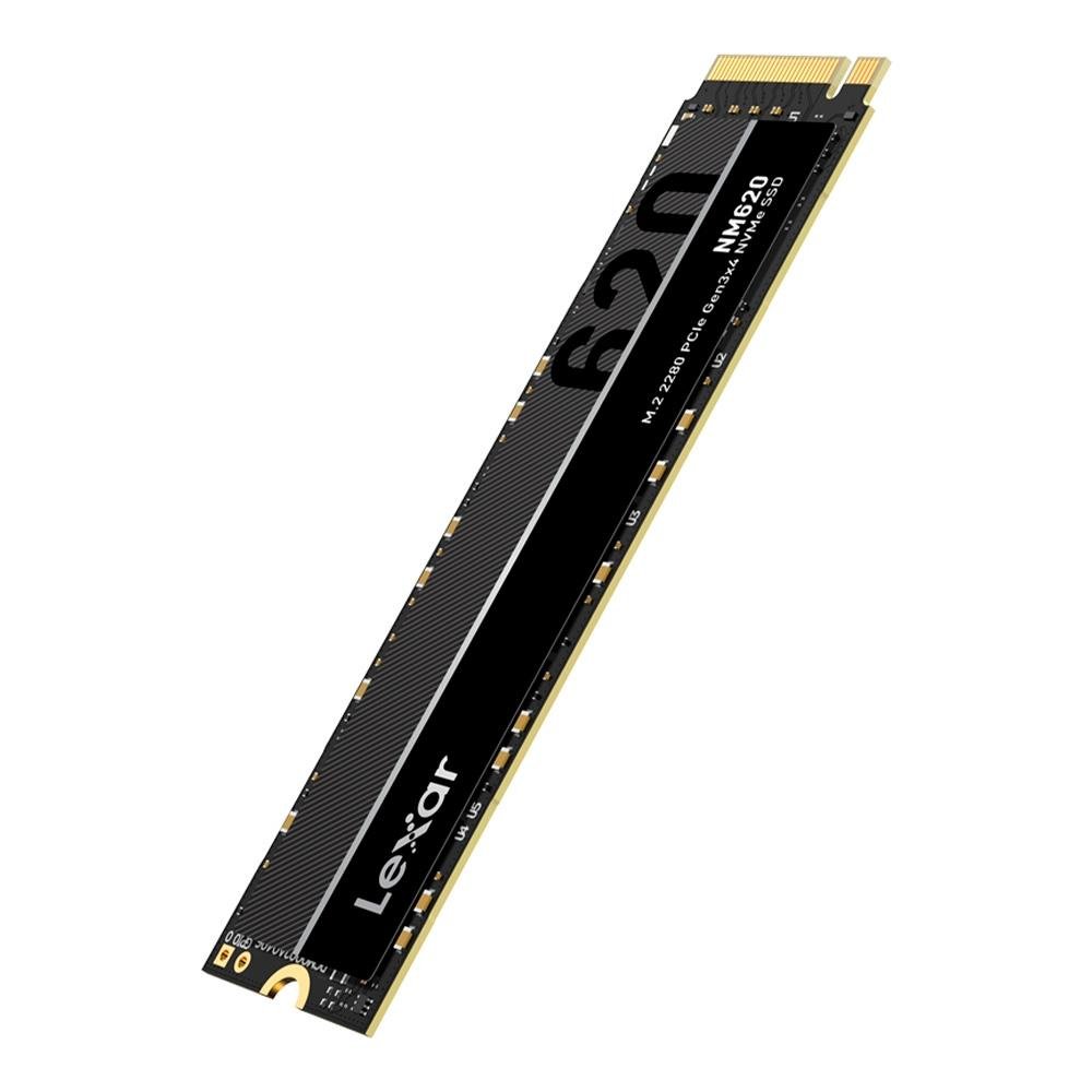SSD PCIe Lexar Internal NM620, 512GB, Leitura 3500MB/s e Gravação 2400MB/s, Preto - LNM620X512G-RNNNU