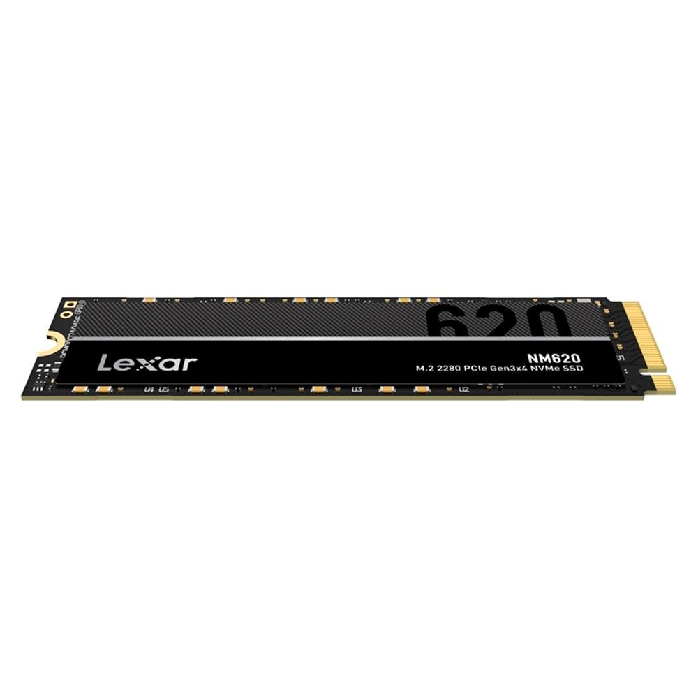 SSD PCIe Lexar Internal NM620, 512GB, Leitura 3500MB/s e Gravação 2400MB/s, Preto - LNM620X512G-RNNNU