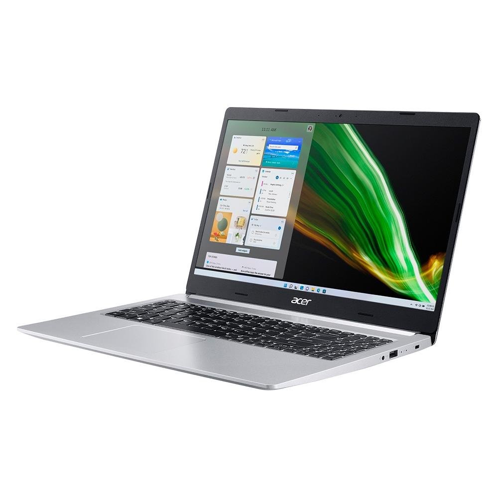 Notebook Acer Aspire 5 AMD Ryzen7-5700U, 16GB RAM, SSD 512GB, 15.6" FHD IPS, AMD Radeon, Linux, Prata - A515-45-R74N