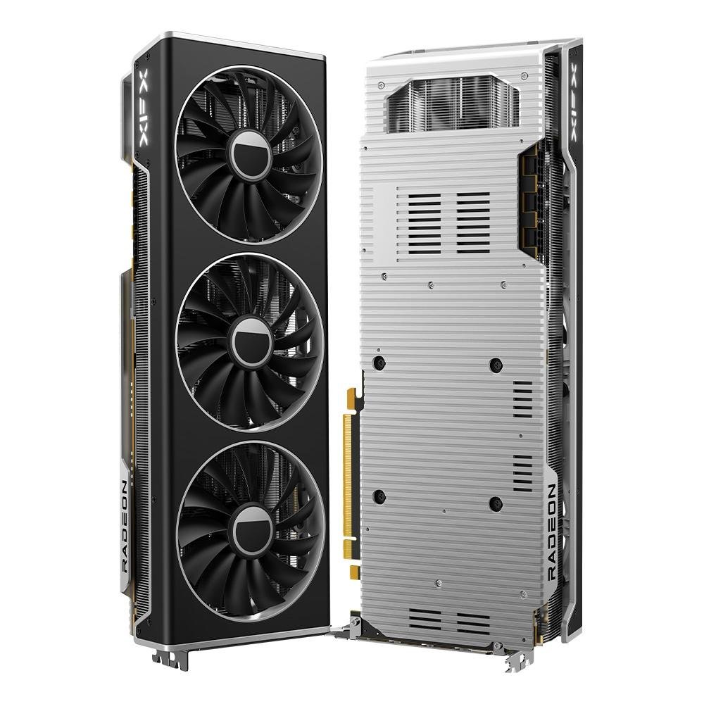 Placa de Vídeo RX 7900XTX BLACK Gaming 24G XFX Speedster MERC310 AMD Radeon, 24GB DDR6, 3 FAN - RX-79XMERCB9