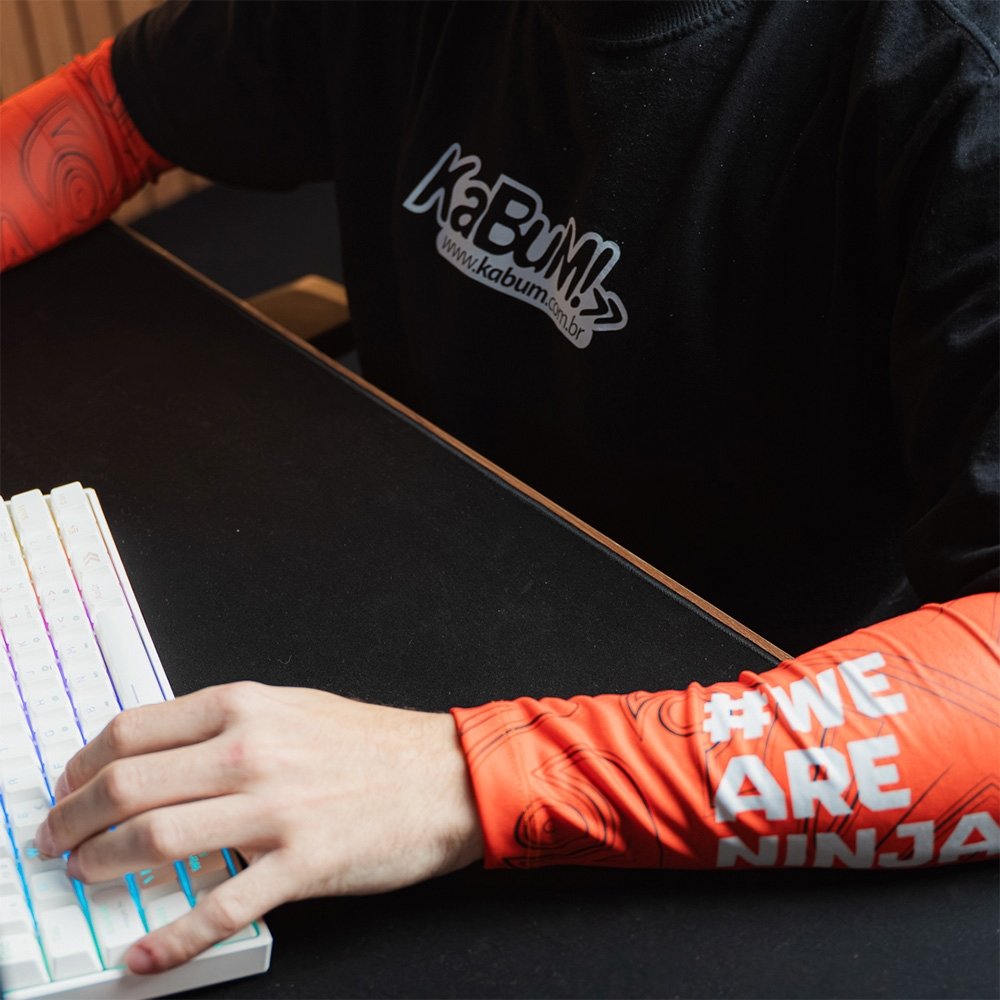 Manguito KaBuM! Esports Laranja P/M - KEAS06PM