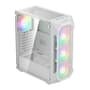 Gabinete Gamer Gamdias Aura GC1 Elite, Mid Tower, ATX, Lateral em Vidro Temperado, Kit Cooler Fan, Branco - AURA GC1 ELITE WH