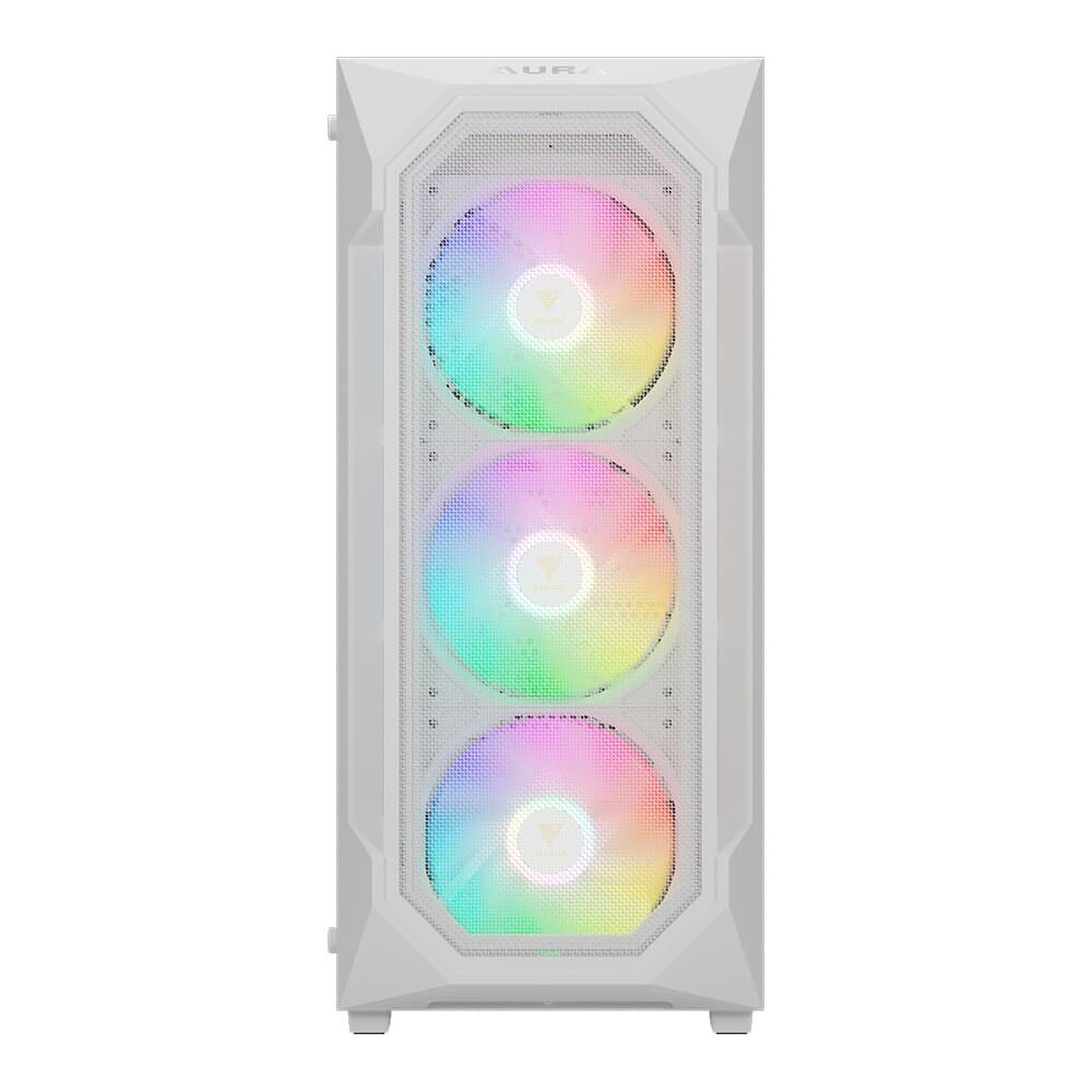 Gabinete Gamer Gamdias Aura GC1 Elite, Mid Tower, ATX, Lateral em Vidro Temperado, Kit Cooler Fan, Branco - AURA GC1 ELITE WH Gabinete Gamer Gamdias Aura GC1 Elite, Mid Tower, ATX, Lateral em Vidro Temperado, Kit Cooler Fan, Branco - AURA GC1 ELITE WH