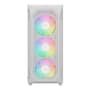 Gabinete Gamer Gamdias Aura GC1 Elite, Mid Tower, ATX, Lateral em Vidro Temperado, Kit Cooler Fan, Branco - AURA GC1 ELITE WH