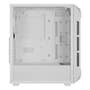 Gabinete Gamer Gamdias Aura GC1 Elite, Mid Tower, ATX, Lateral em Vidro Temperado, Kit Cooler Fan, Branco - AURA GC1 ELITE WH