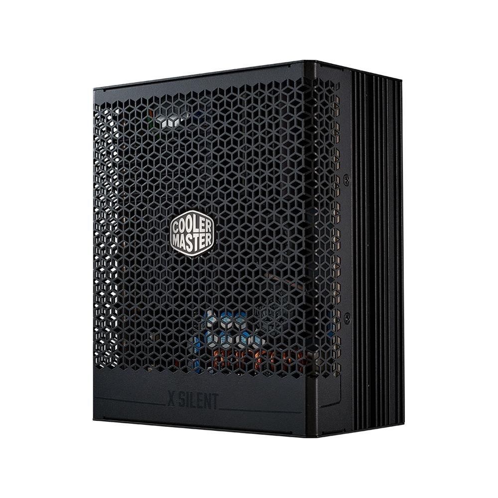 Fonte Cooler Master X Silent Edge Platinum 850, 850W, 80 Plus Platinum, PFC Ativo, Sem Cabo, Preto - MPS-8501-AFAP-BBR