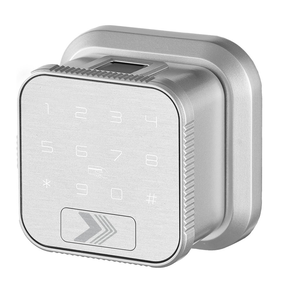 Fechadura Digital KABUM! smart Simple Access, Biometria, 100 Digitais, Conexão com APP, Cinza - KSFD200CZ Fechadura Digital KABUM! smart Simple Access, Biometria, 100 Digitais, Conexão com APP, Cinza - KSFD200CZ