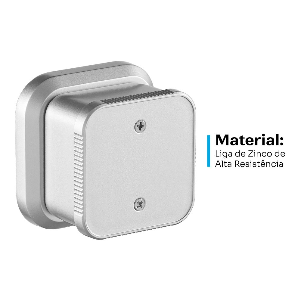 Fechadura Digital KABUM! smart Simple Access, Biometria, 100 Digitais, Conexão com APP, Cinza - KSFD200CZ Fechadura Digital KABUM! smart Simple Access, Biometria, 100 Digitais, Conexão com APP, Cinza - KSFD200CZ