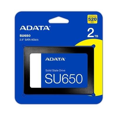 Ultimate SU650 2.5インチ 7mm SATA 2TB #2 SSD SATA ADATA, 2TB | KaBuM!