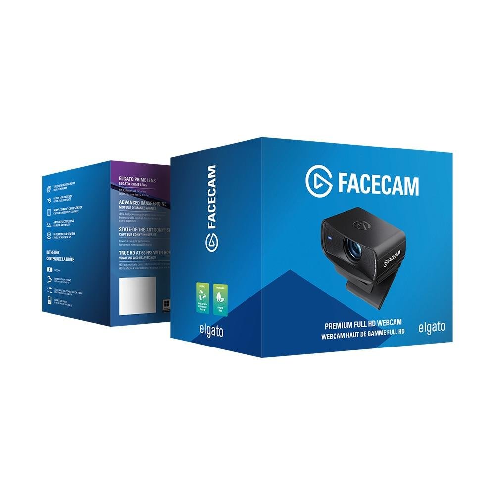Webcam Elgato Facecam MK.2, FHD, 60 FPS| KaBuM!
