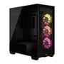 Gabinete Gamer Corsair iCUE LINK 3500X RGB, Mid-Tower, ATX, Lateral em Vidro, 3x FAN RX120 RGB Pré-instaladas, 3x FANs, Preto - CC-9011280-WW