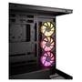 Gabinete Gamer Corsair iCUE LINK 3500X RGB, Mid-Tower, ATX, Lateral em Vidro, 3x FAN RX120 RGB Pré-instaladas, 3x FANs, Preto - CC-9011280-WW