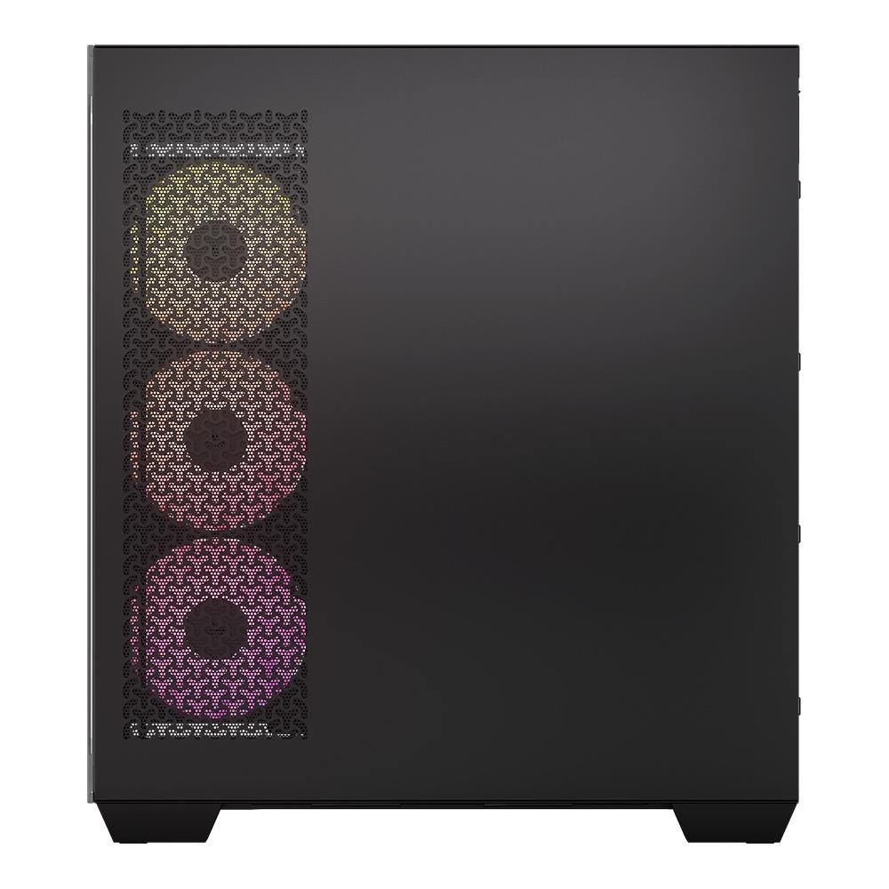 Gabinete Gamer Corsair iCUE LINK 3500X RGB, Mid-Tower, ATX, Lateral em Vidro, 3x FAN RX120 RGB Pré-instaladas, 3x FANs, Preto - CC-9011280-WW