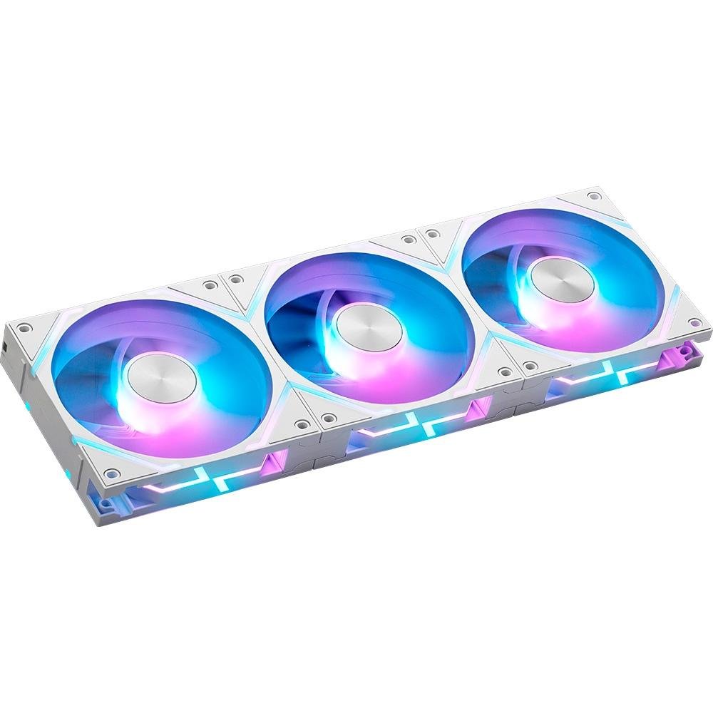 PC用ファン・クーラー MSI MPG EZ120 ARGB WHITE WHITE-3W Kit Com 3 Ventoinhas, 120mm, MSI MPG EZ120| KaBuM!