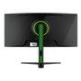 Monitor Gamer Curvo Rise Mode Elite 34", QHD, 165Hz, 1ms, VA, FreeSync, HDR 400, Preto, DisplayPort e HDMI, sRGB 110%, Ajuste altura - RM-MOG-34C1652K-B