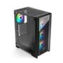 Gabinete Gamer Husky Dome 100, Mid Tower, ATX, Lateral e Frontal em Vidro, Sem FANs, Preto - HGN100PT