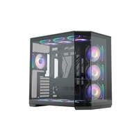 Gabinete Gamer Husky Dome 950, Mid Tower, Iluminação ARGB, ATX, Lateral e Frontal em Vidro, 10x Cooler Fan ARGB, Preto - HGN950PT