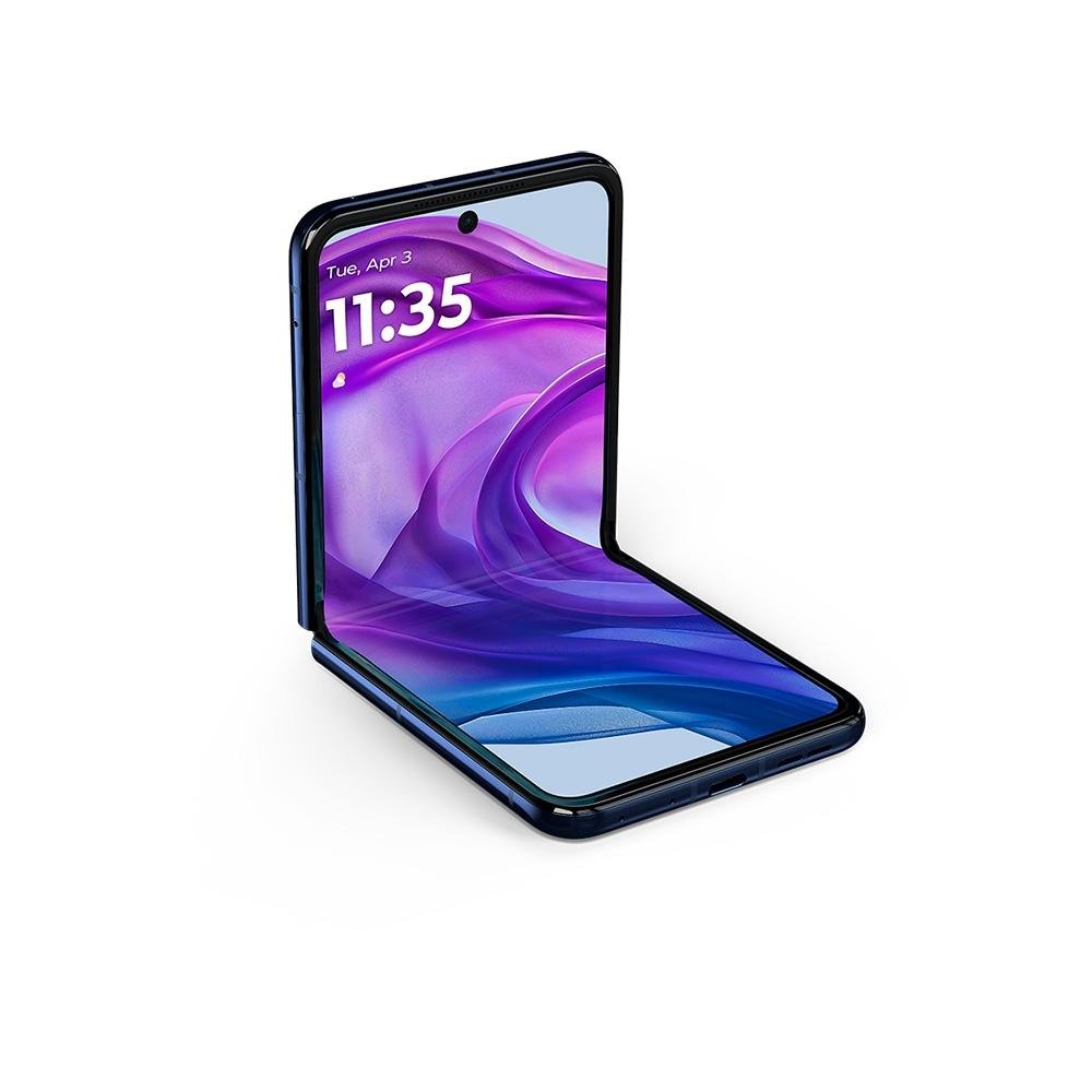 Smartphone Motorola Razr 50 Ultra, 512GB, 24GB RAM, Câmera Dupla 50MP, Tela dobrável 6.9" Externa 4", Moto AI, Azul - PB1T0051BR