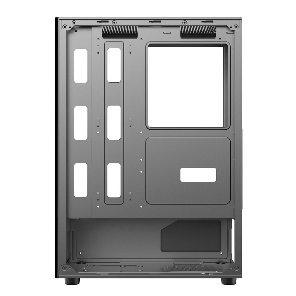 Gabinete Gamer Liketec Heydar Dark, Mid Tower, ATX, Lateral e Frontal em Vidro Temperado, Sem Fan ,Preto - LC-CB-HEYDAR-2084 Gabinete Gamer Liketec Heydar Dark, Mid Tower, ATX, Lateral e Frontal em Vidro Temperado, Sem Fan ,Preto - LC-CB-HEYDAR-2084