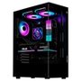 Gabinete Gamer Liketec Heydar Dark, Mid Tower, ATX, Lateral e Frontal em Vidro Temperado, Sem Fan ,Preto - LC-CB-HEYDAR-2084