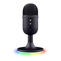 Microfone Gamer de Mesa Trust Yunix GXT 234, RGB, Compatível com PC, USB, Preto - 25372
