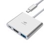 HUB C3Tech USB-C 3.0, para HDMI, 1x USB 3.0, 1x USB-C PD 65W, Cinza - HU-D10SI