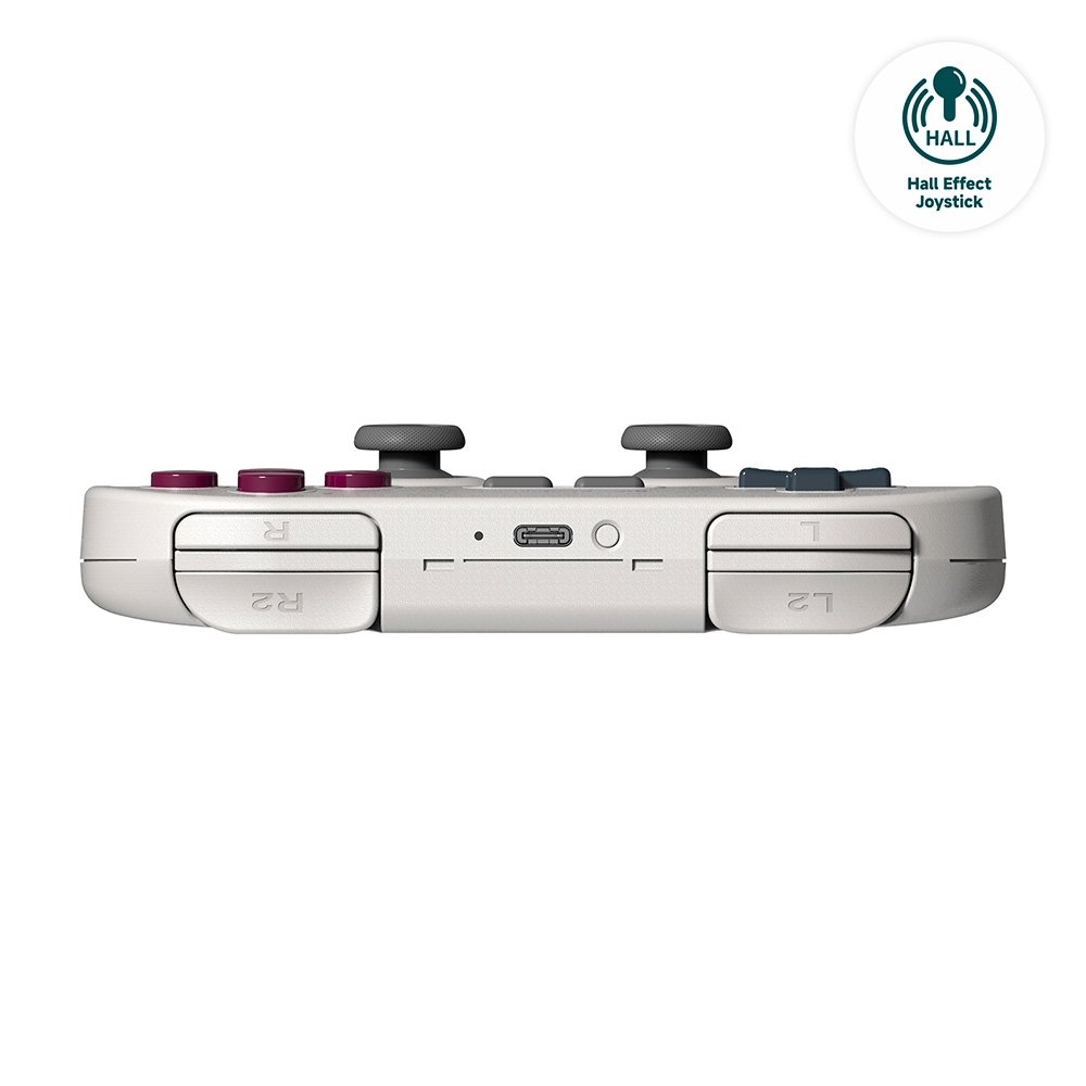 Controle Sem Fio 8BitDo SN30 Pro para Android, G Classic Hall Edition, Branco - 80DJ04 Controle Sem Fio 8BitDo SN30 Pro para Android, G Classic Hall Edition, Branco - 80DJ04